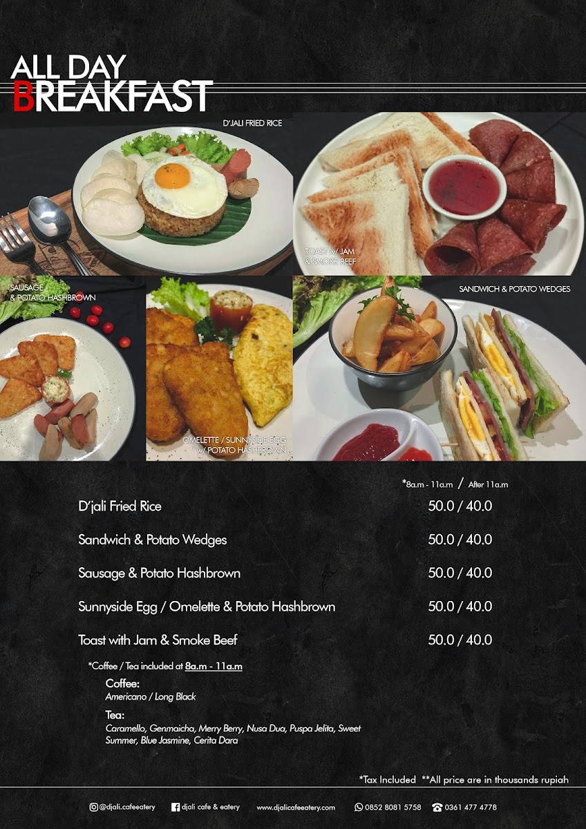 D'jali Cafe & Eatery Photo Menu 3