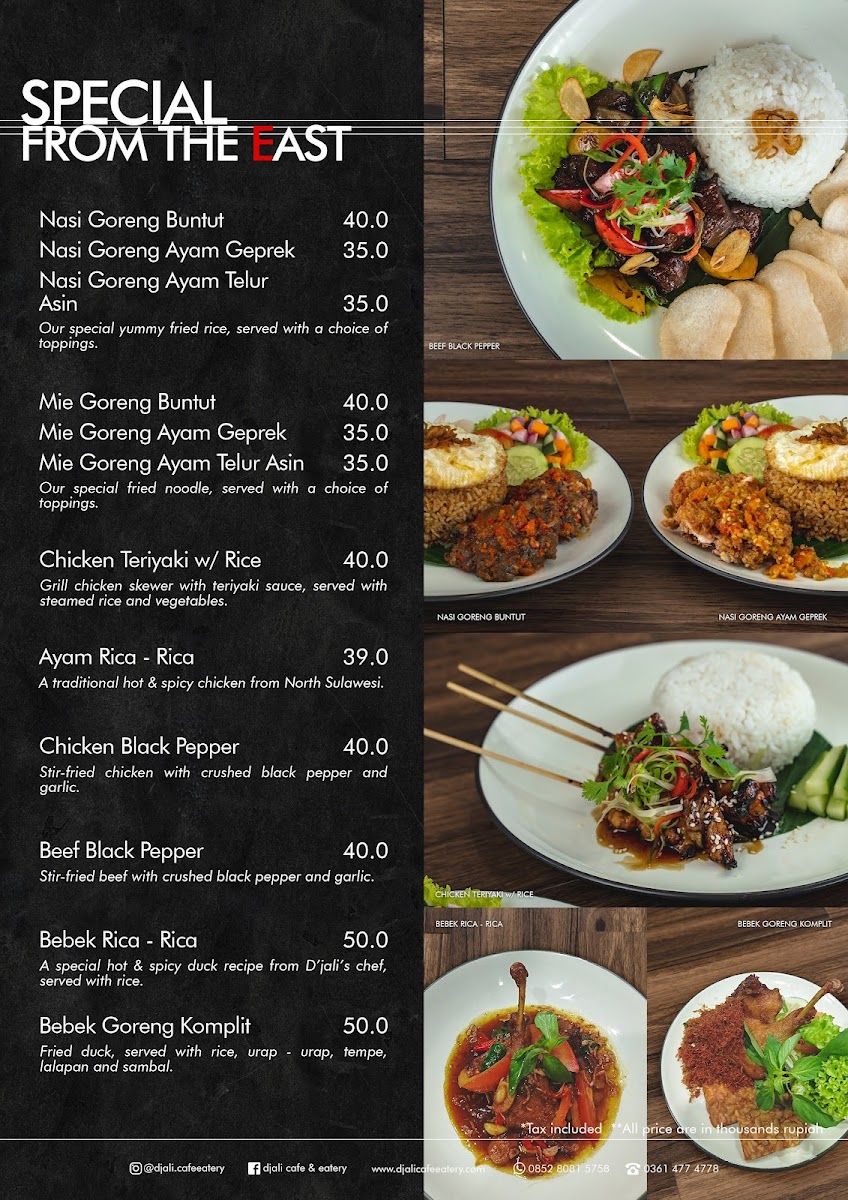 D'jali Cafe & Eatery Photo Menu 4