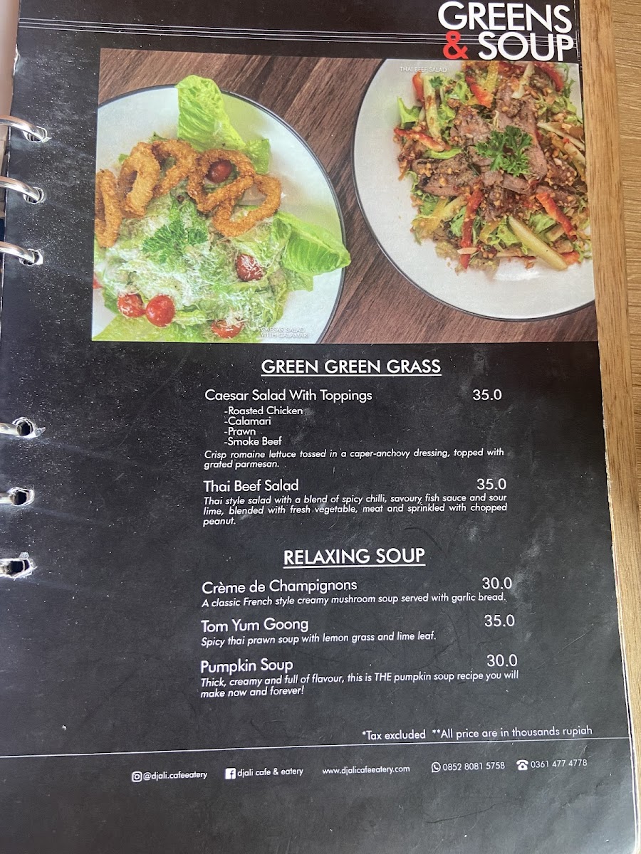 D'jali Cafe & Eatery Photo Menu 8