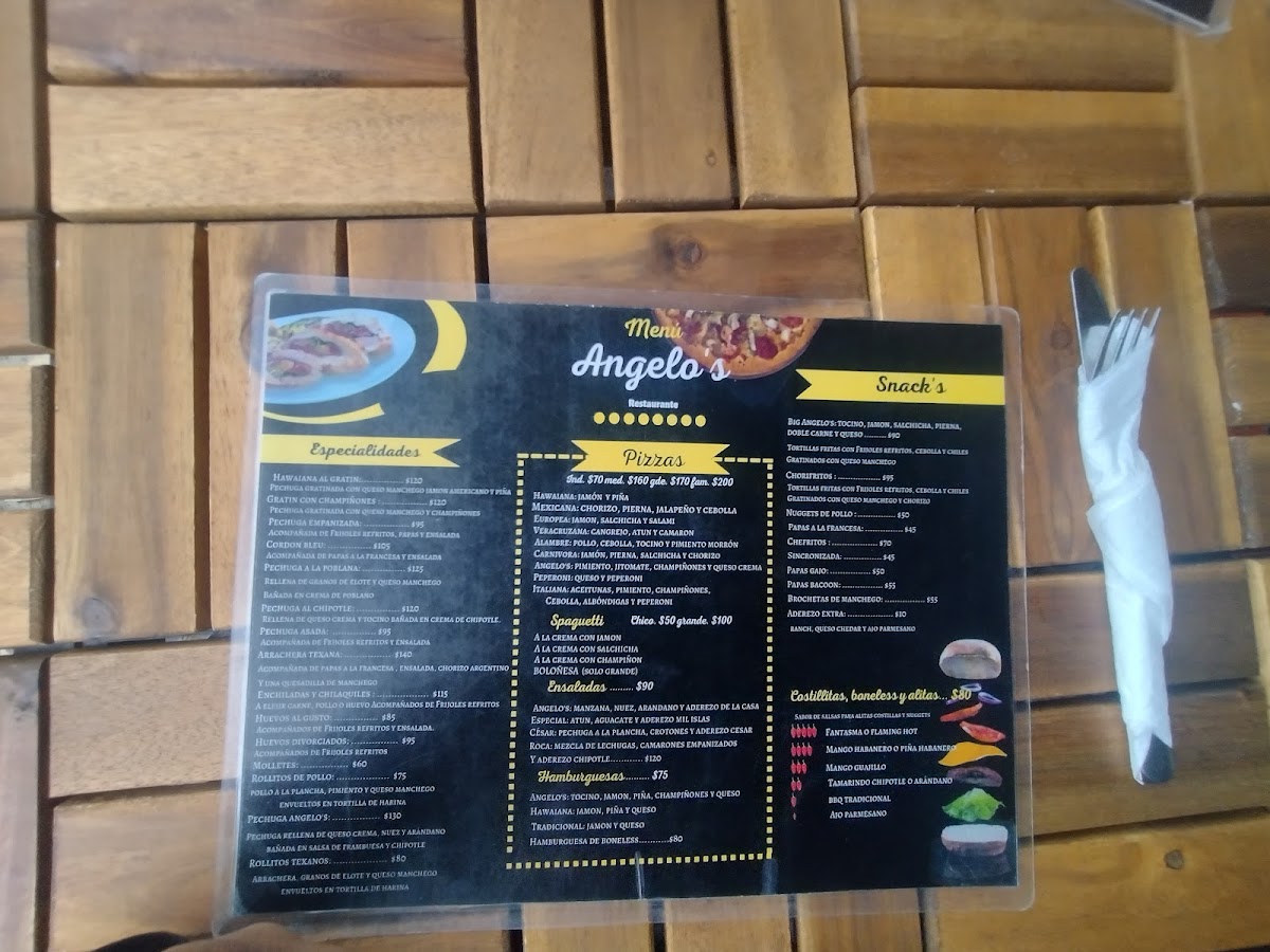 Angelo's Pizza Photo Menu 2