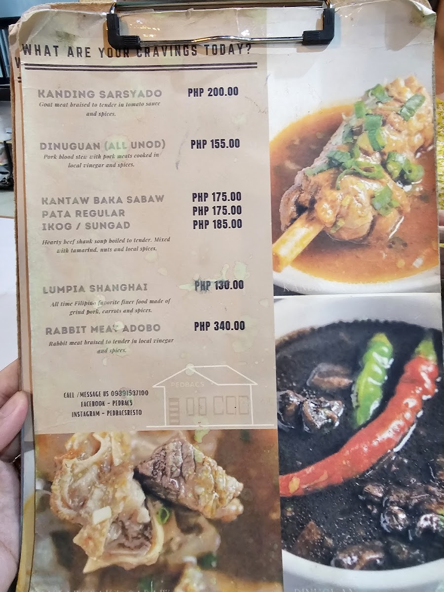 Pedbacs Restaurant Photo Menu 6