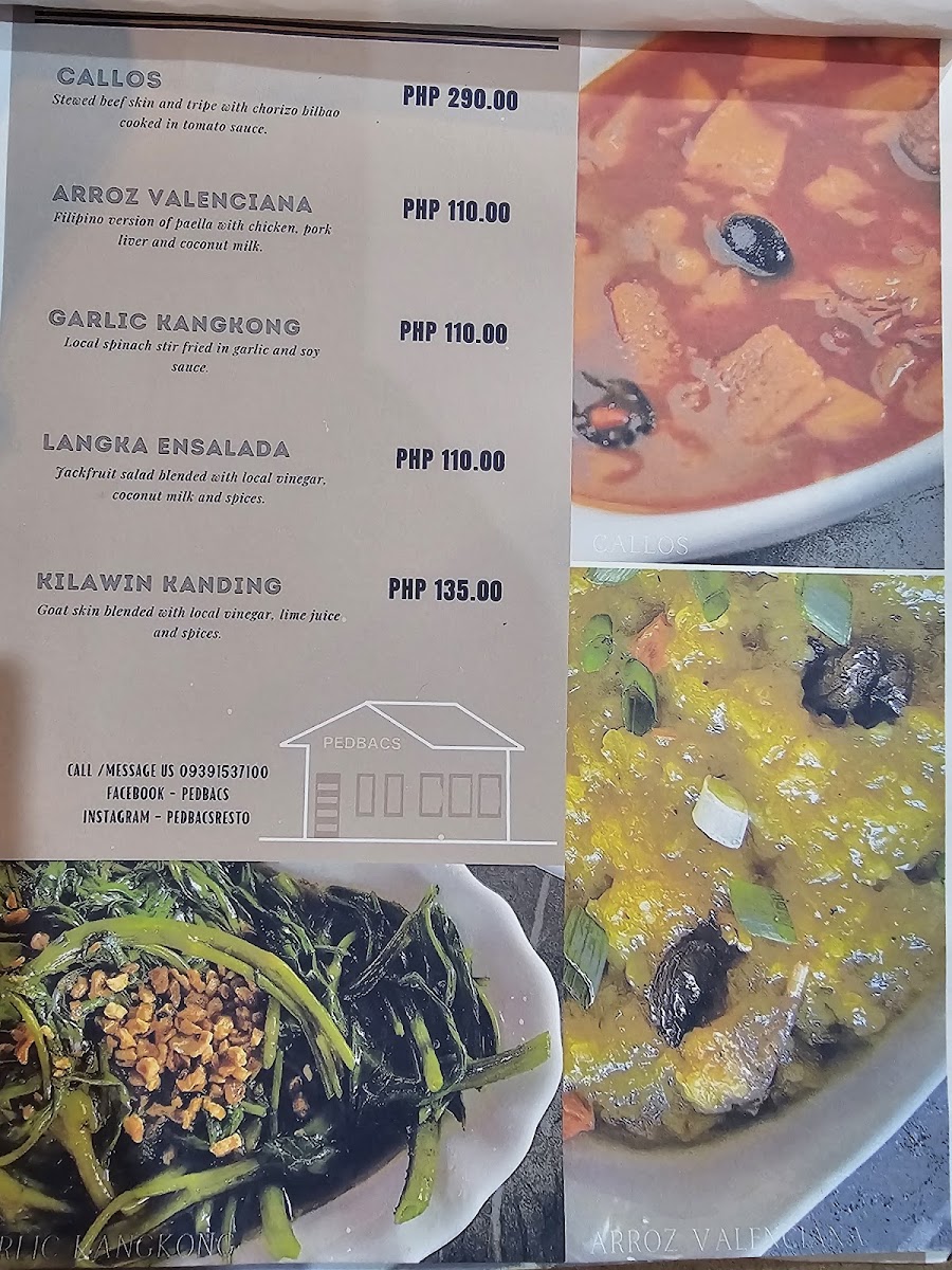Pedbacs Restaurant Photo Menu 7