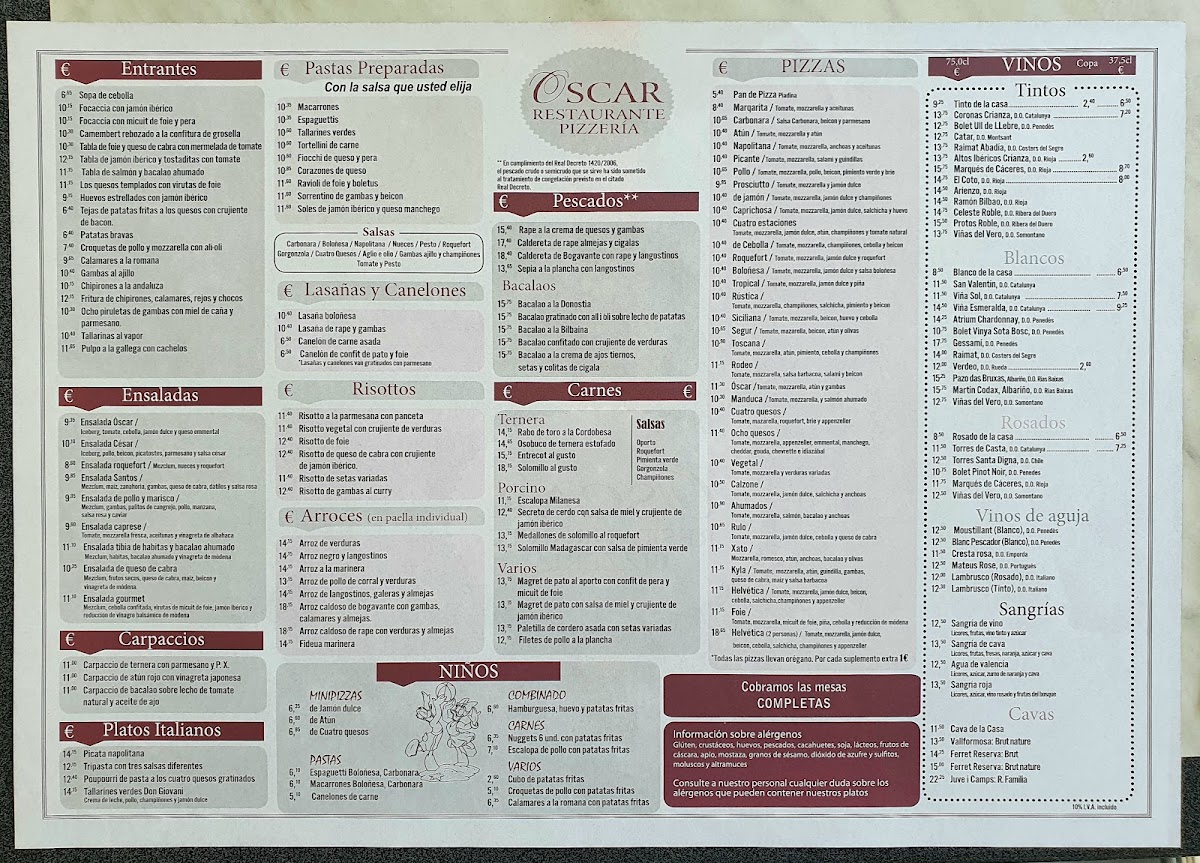 Restaurant Òscar Photo Menu 3