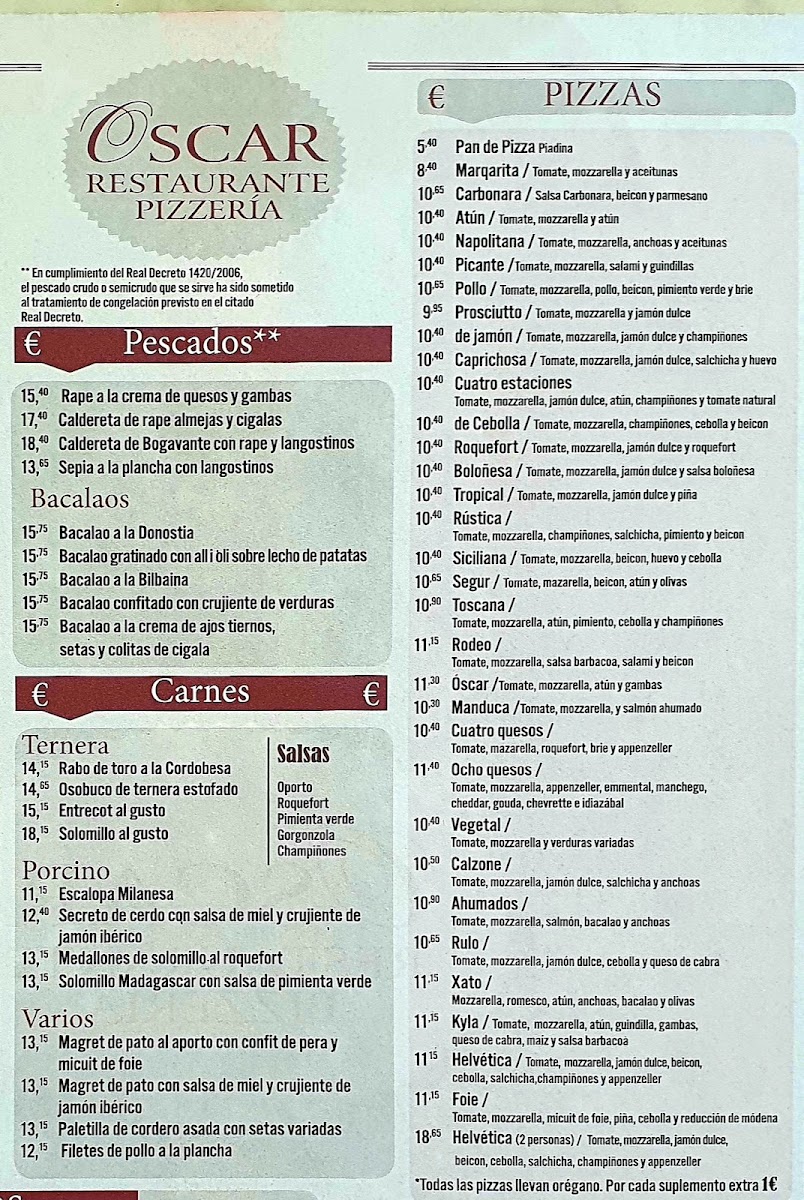 Restaurant Òscar Photo Menu 6