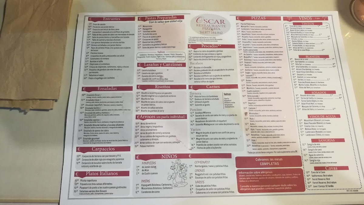Restaurant Òscar Photo Menu 8