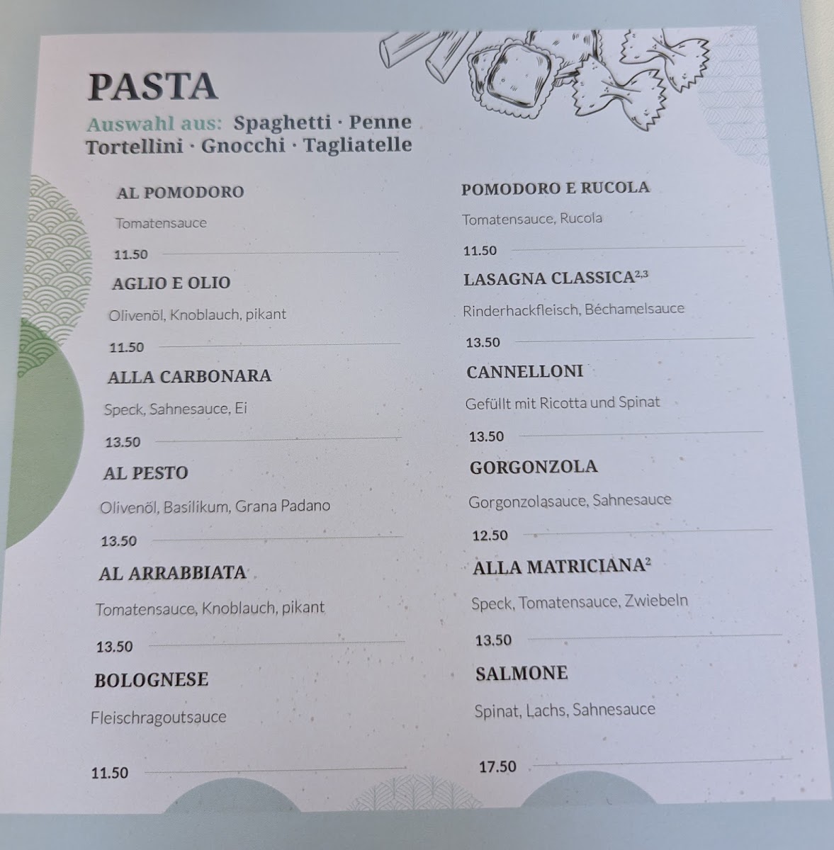 La Bottega Photo Menu 5