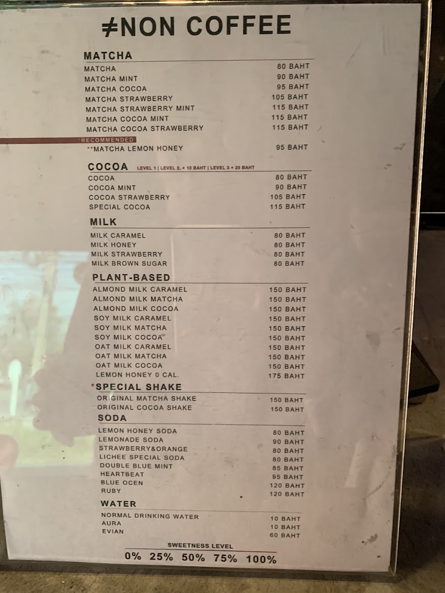 Normal specialty coffee Photo Menu 4