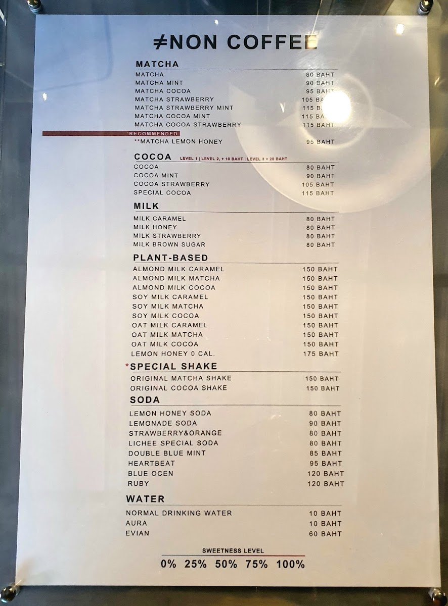 Normal specialty coffee Photo Menu 6
