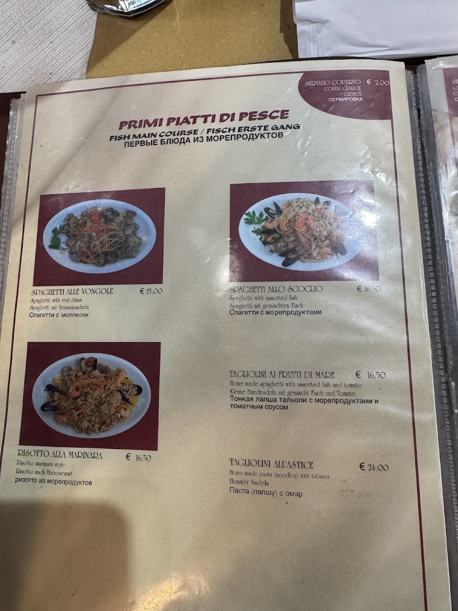 Ristorante Rimet 70 Photo Menu 4