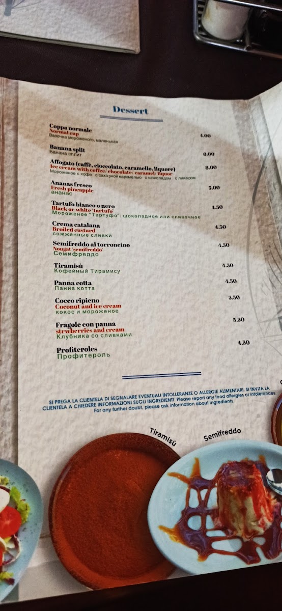 Ristorante Rimet 70 Photo Menu 9