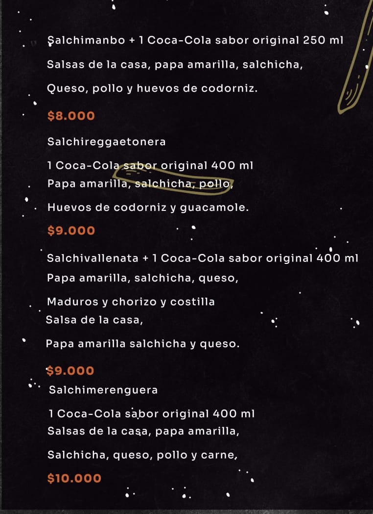 Salchimusic Photo Menu 3
