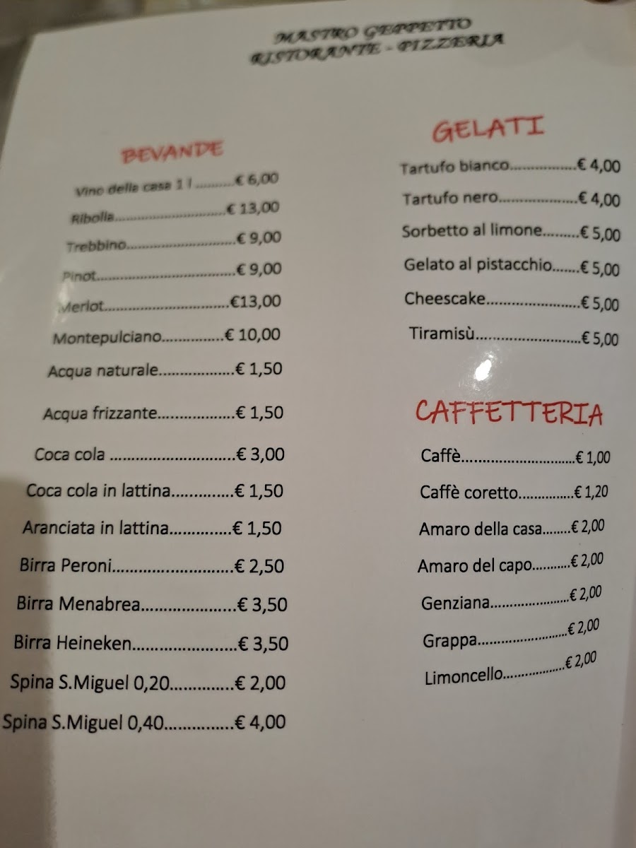Mastro Geppetto Photo Menu 2