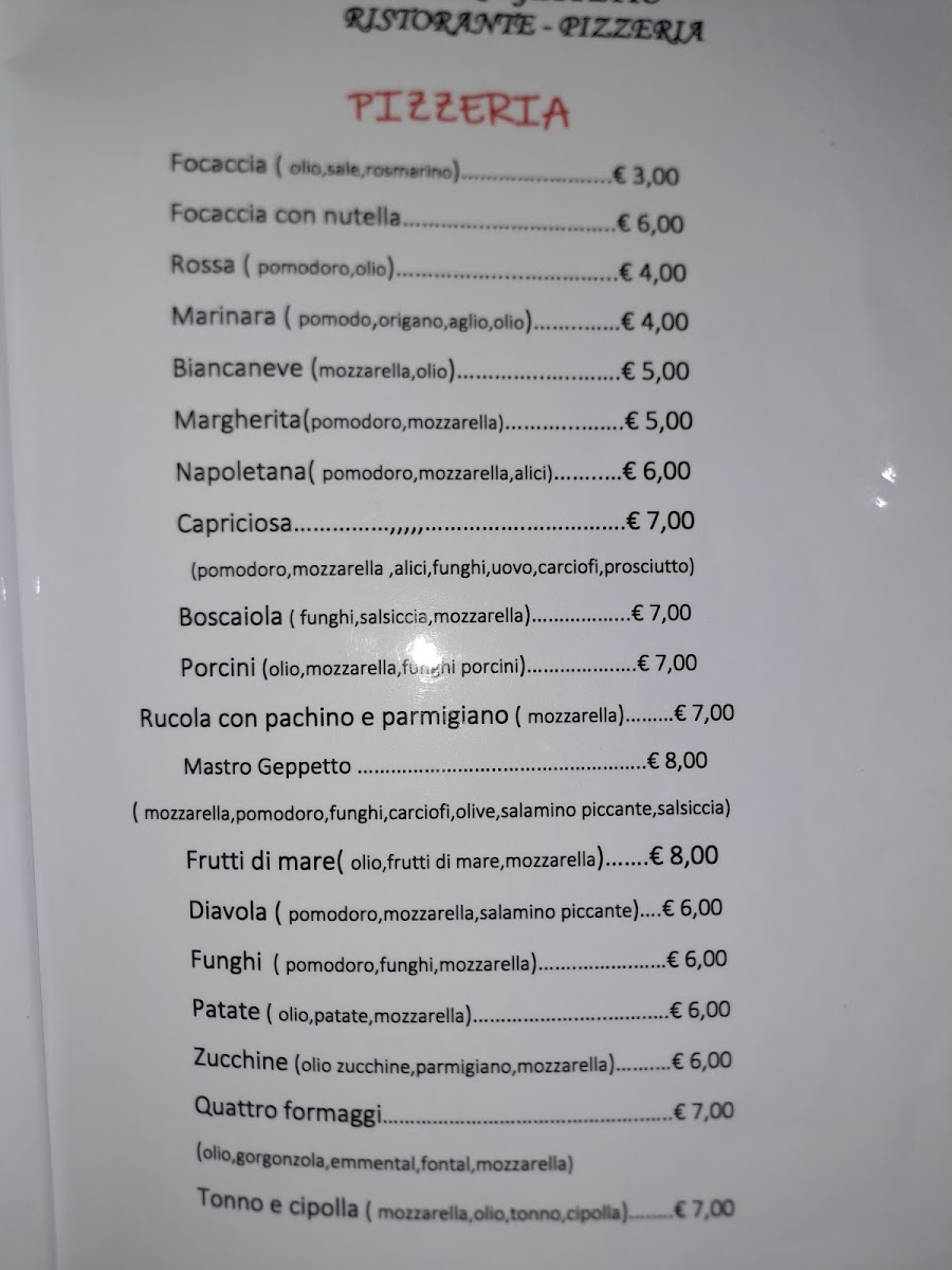 Mastro Geppetto Photo Menu 3