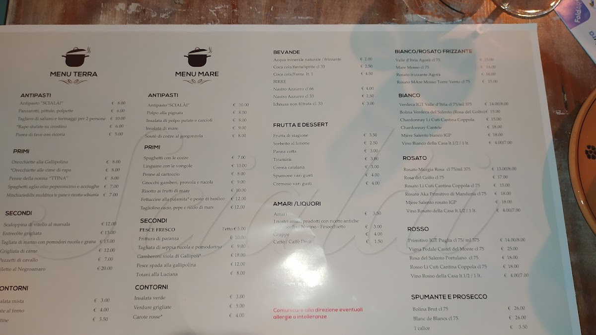 Trattoria Scialái Photo Menu 6