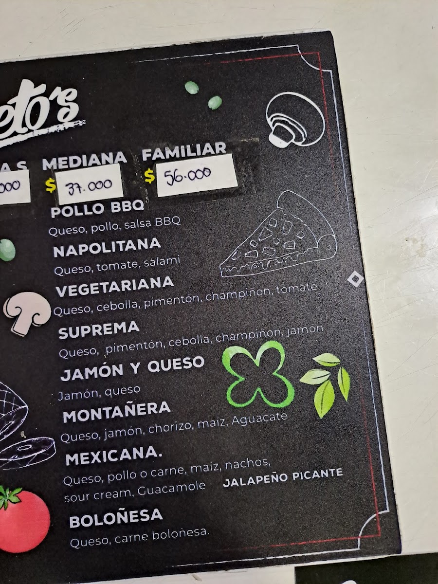 Beto's Pizza Chipre Photo Menu 3