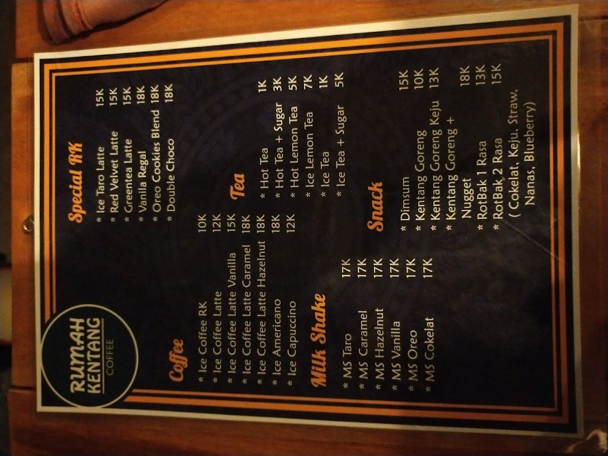 RUMAH KENTANG COFFEE Photo Menu 2
