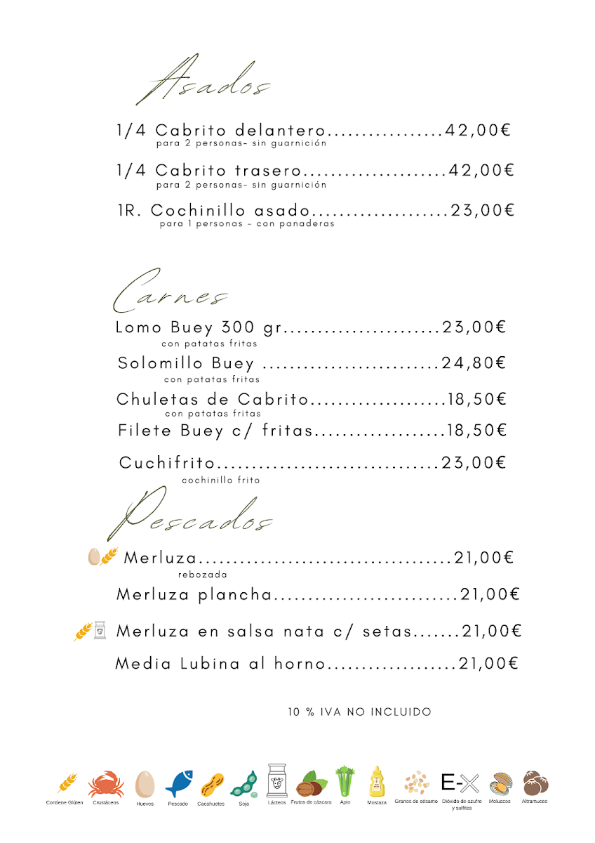 Restaurante Finca El Vivero Photo Menu 1