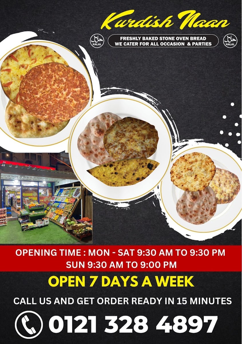 Kurdish Naan Photo Menu 3