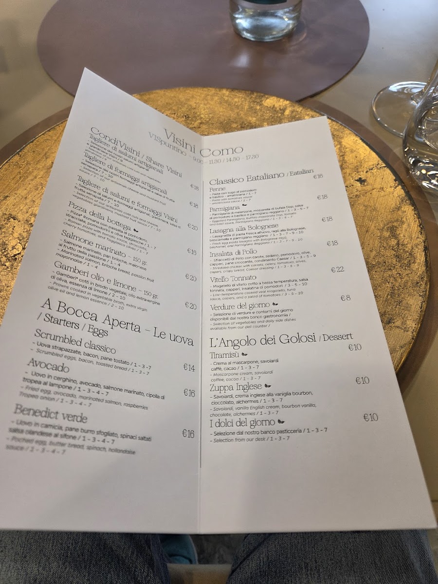 Visini Como Photo Menu 1