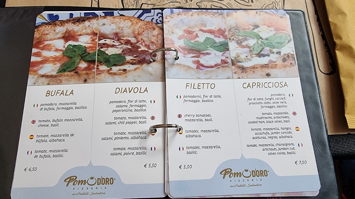 POMOD'ORO PIZZERIA Photo Menu 1