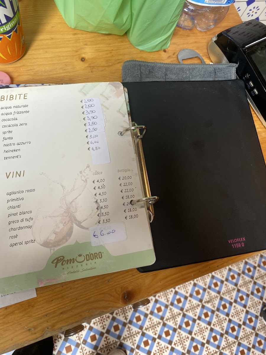 POMOD'ORO PIZZERIA Photo Menu 5
