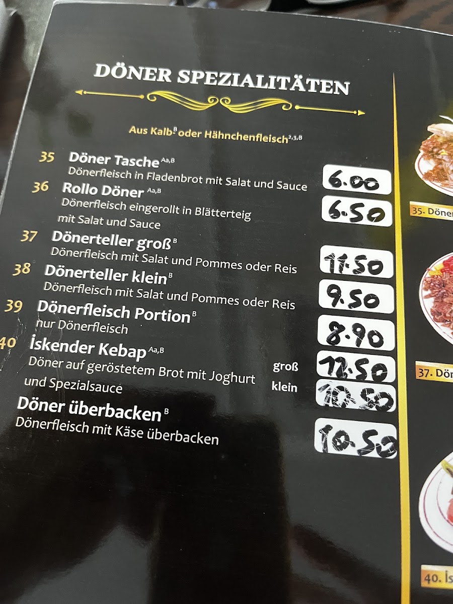 Restaurant Sultan Saray (Gelsenkirchen-Buer) Photo Menu 2