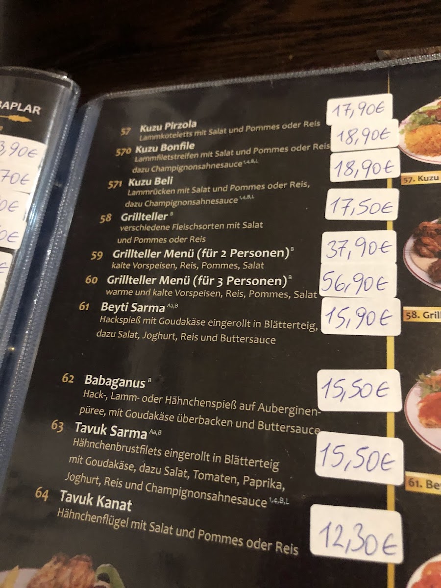 Restaurant Sultan Saray (Gelsenkirchen-Buer) Photo Menu 3