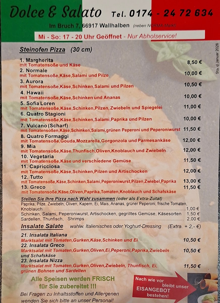 Eisdiele und Pizzeria Wallhalben Photo Menu 2