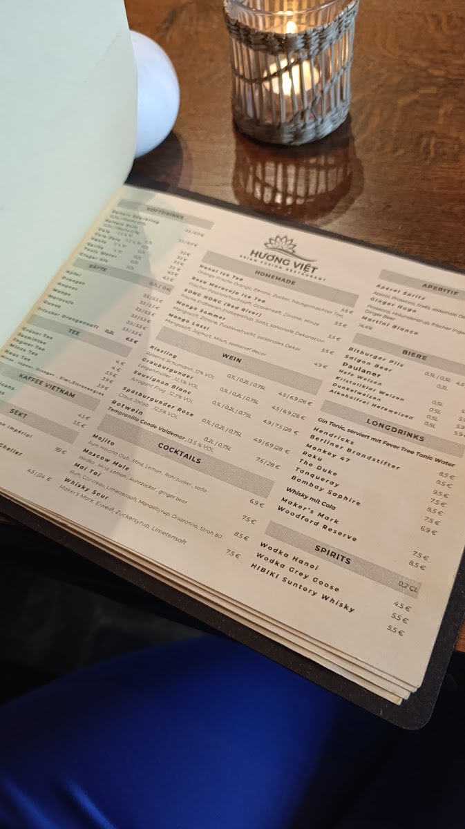 HƯƠNG VIỆT ASIAN FUSION RESTAURANT Photo Menu 10