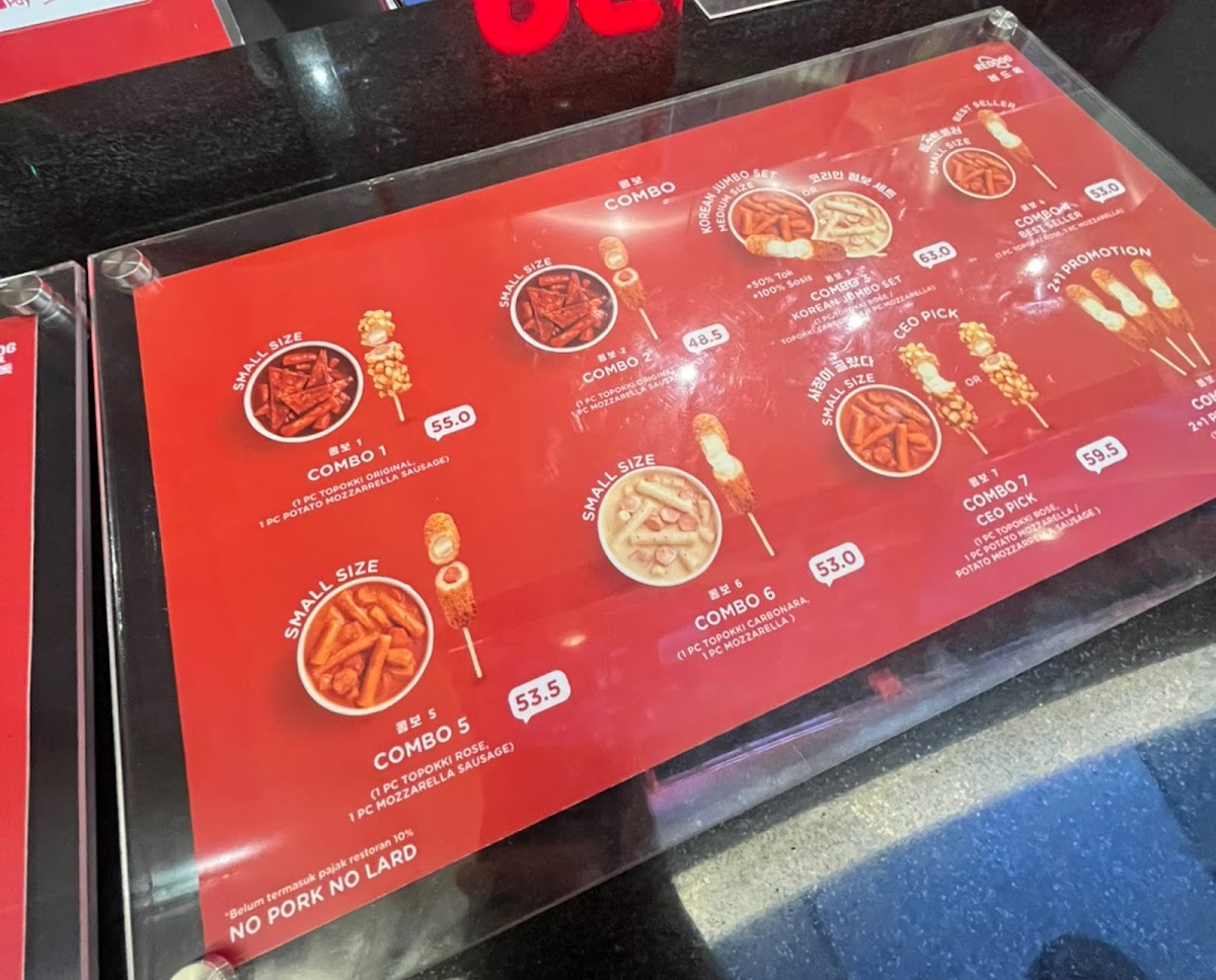 Reddog Pondok Indah Mall 1 Photo Menu 1