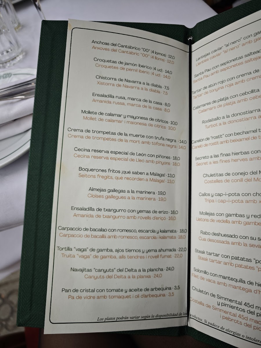 Bar Lorenzo Photo Menu 5