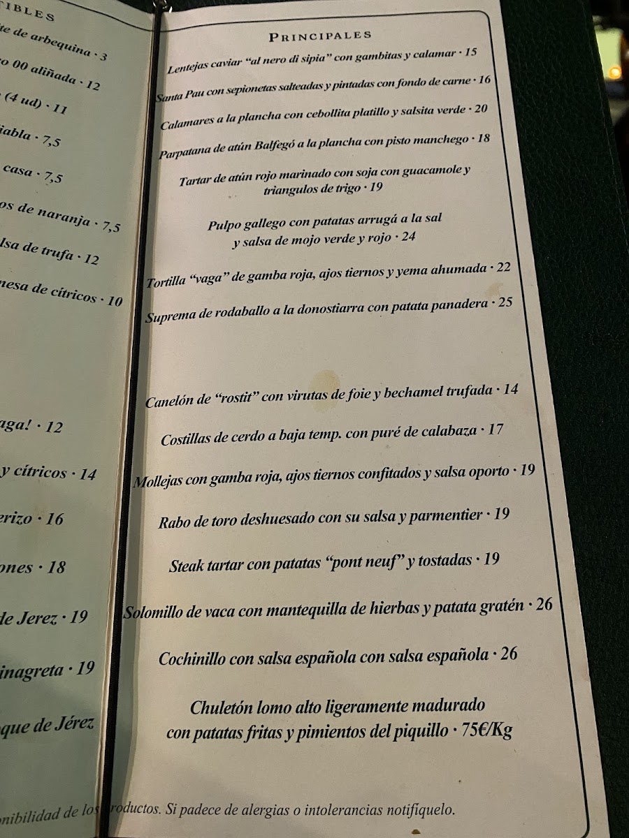 Bar Lorenzo Photo Menu 7