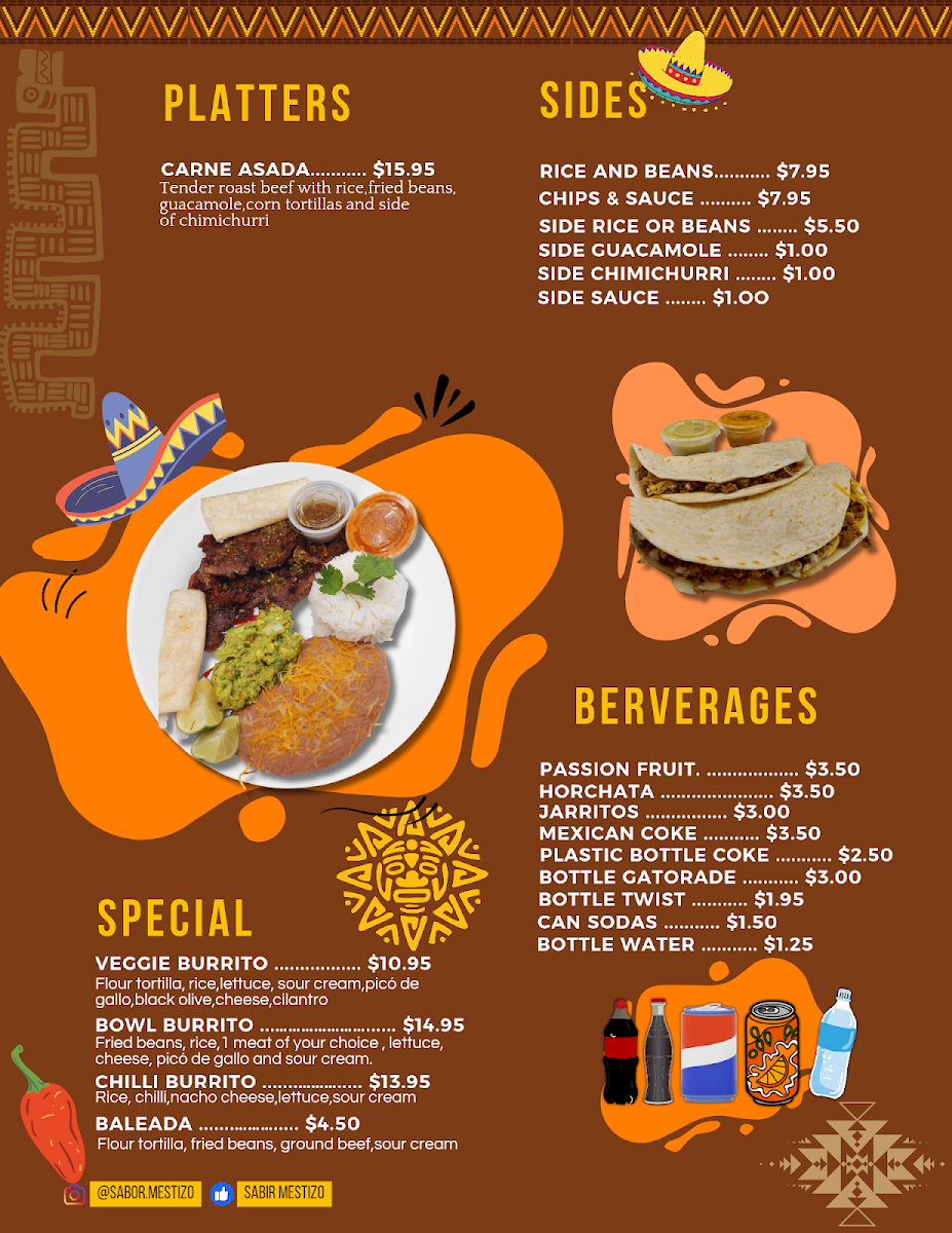 Sabor Mestizo Photo Menu 3