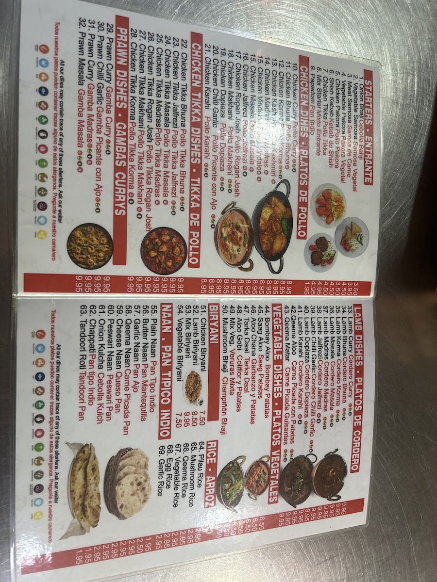Kebabish Curry House rincon Photo Menu 1