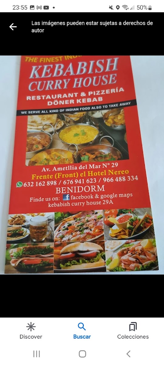 Kebabish Curry House rincon Photo Menu 10