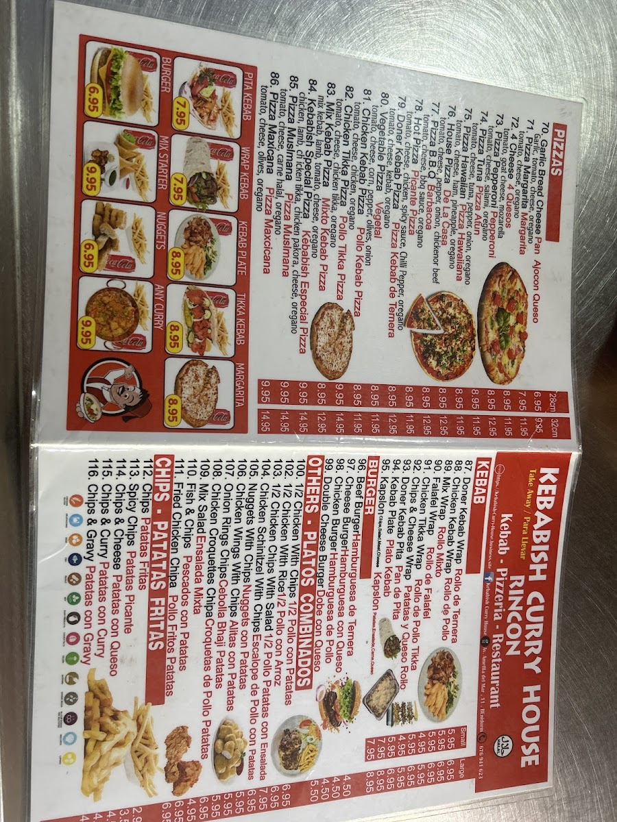 Kebabish Curry House rincon Photo Menu 2
