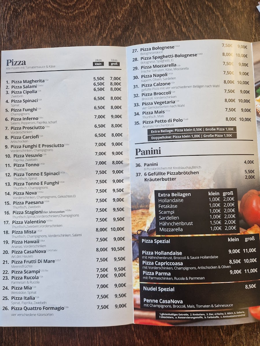 Pizzeria CasaNova la Fantastica Photo Menu 6