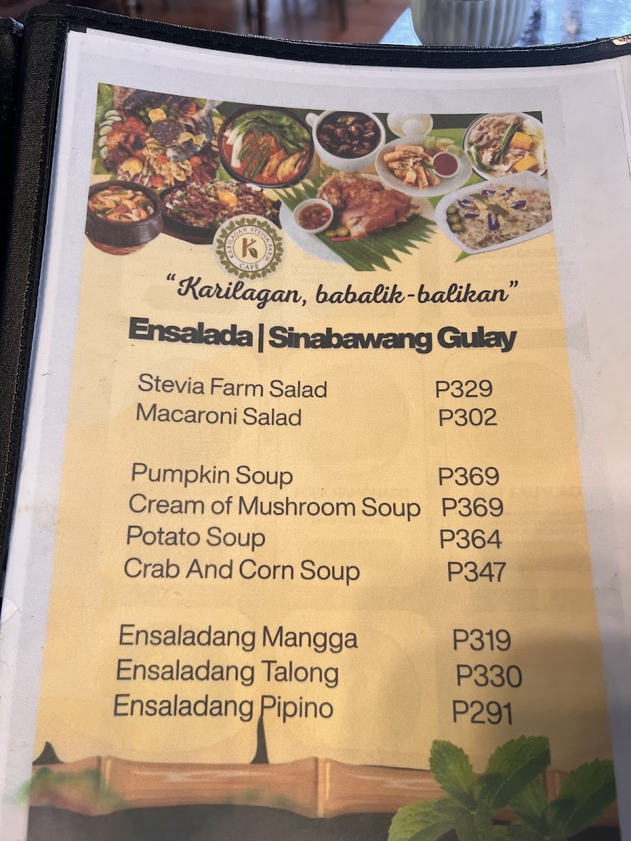 Karilagan Stevia Farm Cafe Photo Menu 5