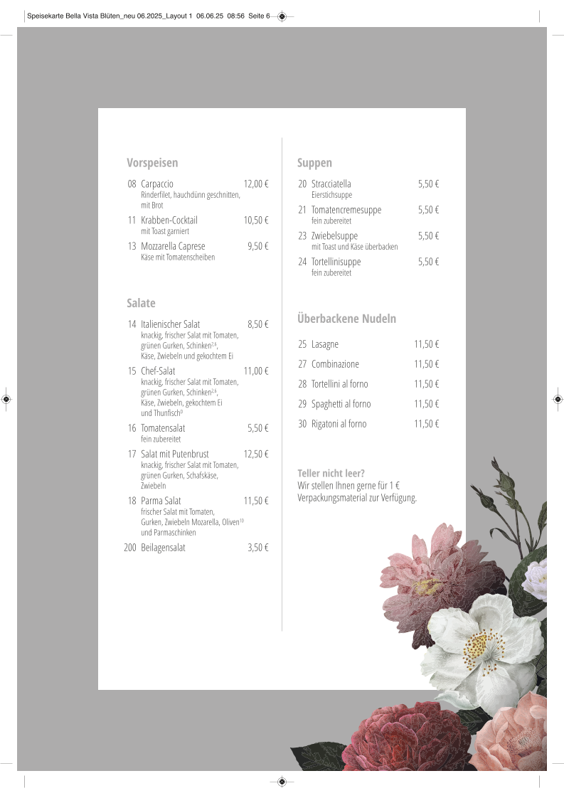 Ristorante Pizzeria Bella Vista Photo Menu 2