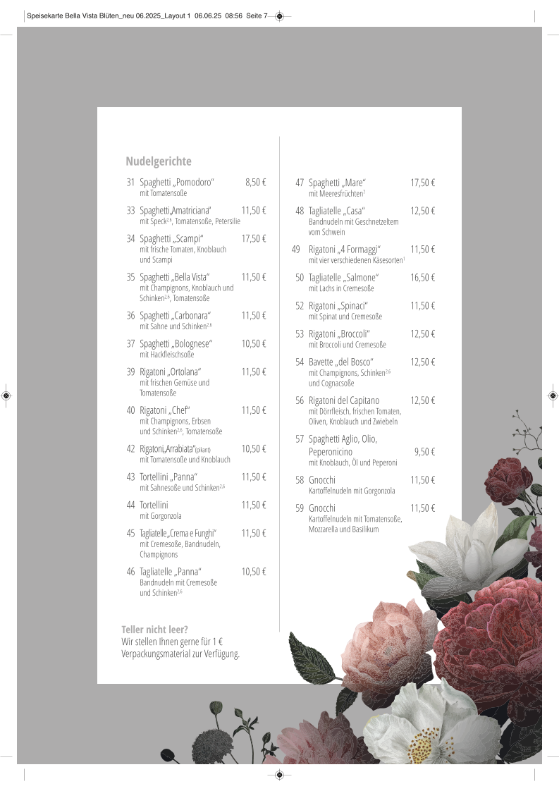 Ristorante Pizzeria Bella Vista Photo Menu 3