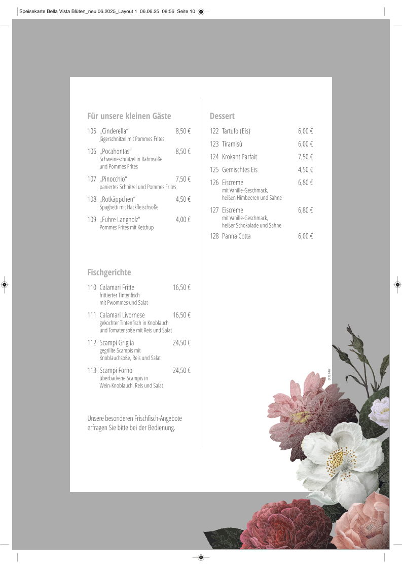 Ristorante Pizzeria Bella Vista Photo Menu 5