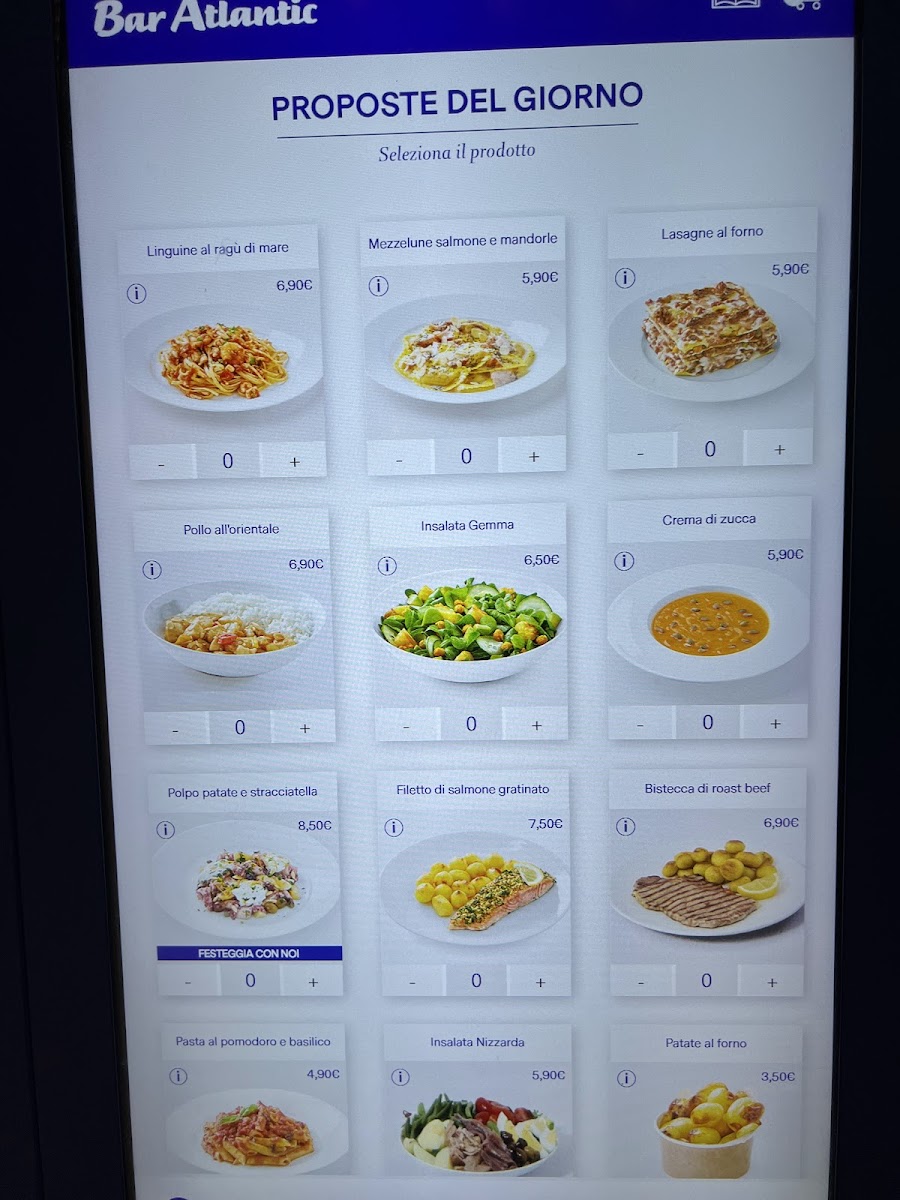 Bar Atlantic Photo Menu 2