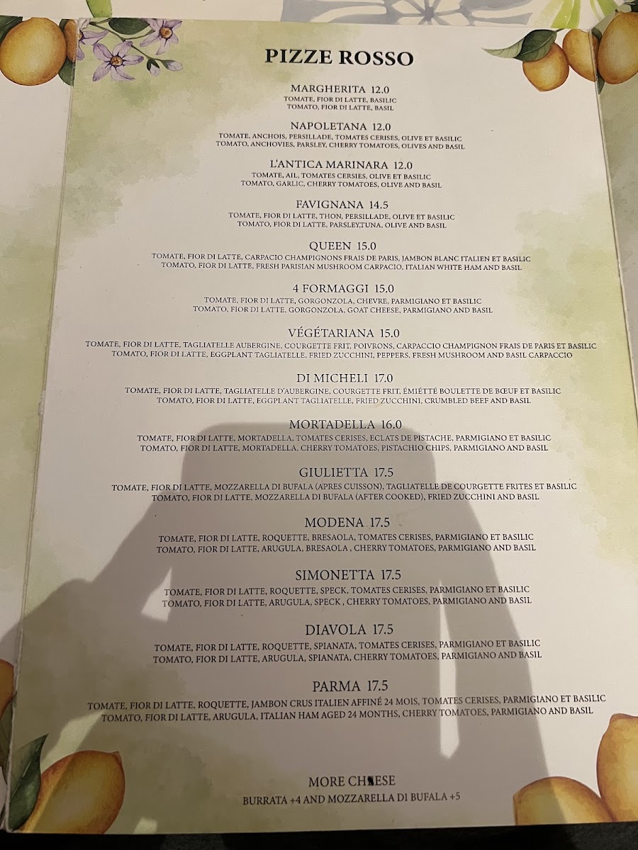 DI MICHELI RISTORANTE Photo Menu 10