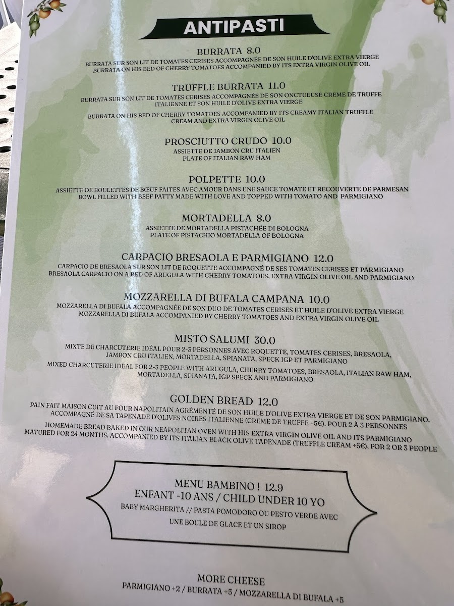 DI MICHELI RISTORANTE Photo Menu 7