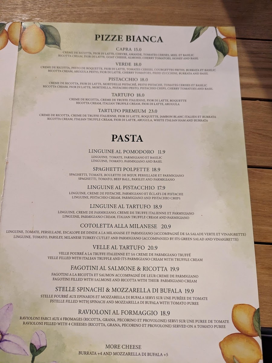 DI MICHELI RISTORANTE Photo Menu 9