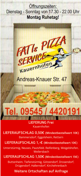 Fatis Pizza - Service # das Original! Photo Menu 3