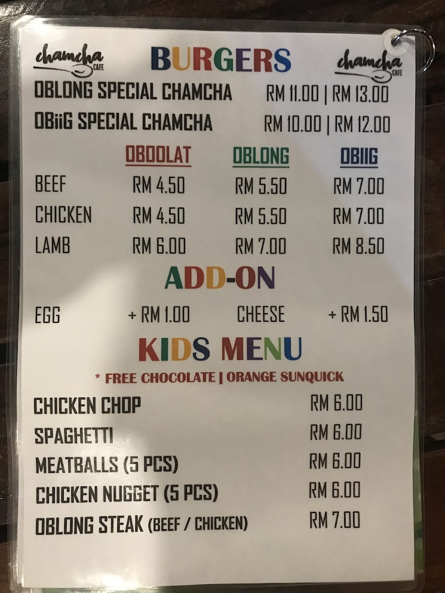 Chamcha Cafe Photo Menu 3