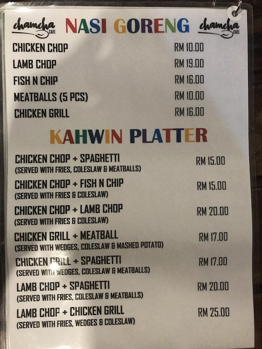 Chamcha Cafe Photo Menu 4