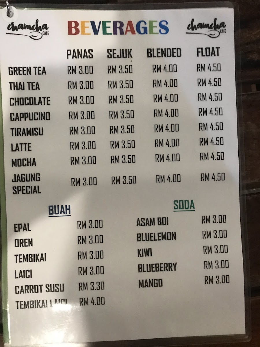 Chamcha Cafe Photo Menu 5