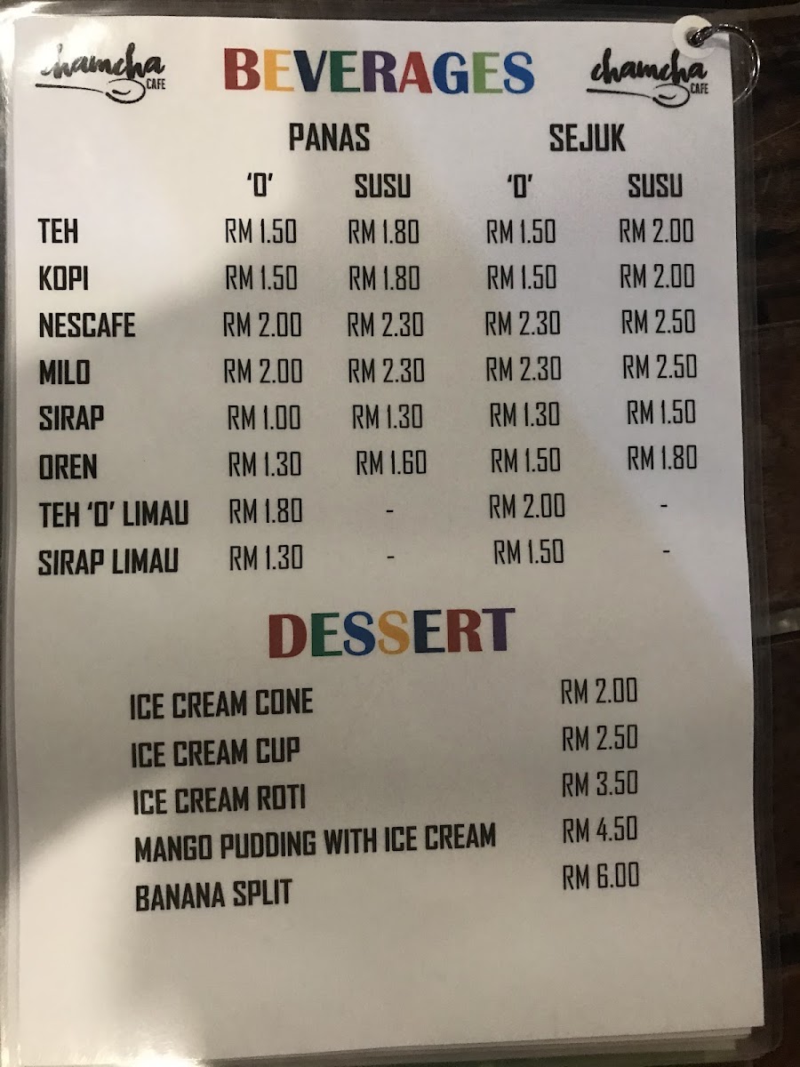 Chamcha Cafe Photo Menu 7